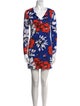 Diane von Furstenberg Floral Print Mini Dress