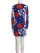 Diane von Furstenberg Floral Print Mini Dress