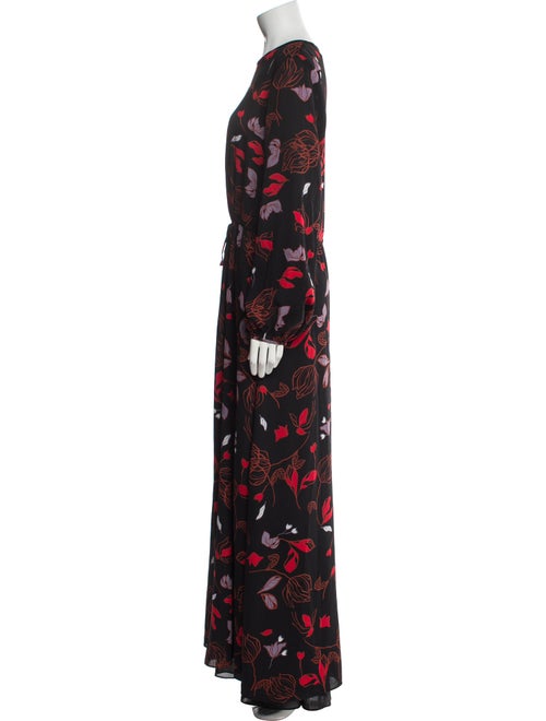 Diane von Furstenberg Floral Print Long Dress
