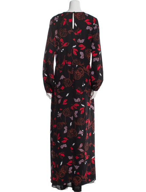Diane von Furstenberg Floral Print Long Dress