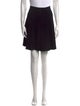 Diane von Furstenberg Pleated Accents Knee-Length Skirt