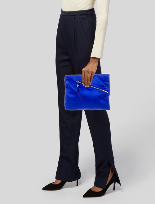 Diane von Furstenberg Satin Clutch