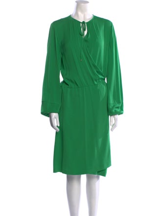 Diane von Furstenberg V-Neck Knee-Length Dress
