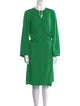Diane von Furstenberg V-Neck Knee-Length Dress