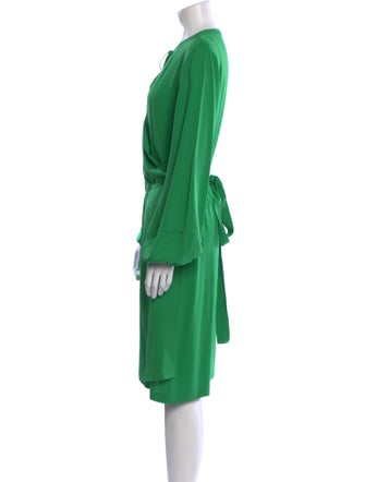 Diane von Furstenberg V-Neck Knee-Length Dress