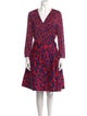 Diane von Furstenberg Silk Knee-Length Dress