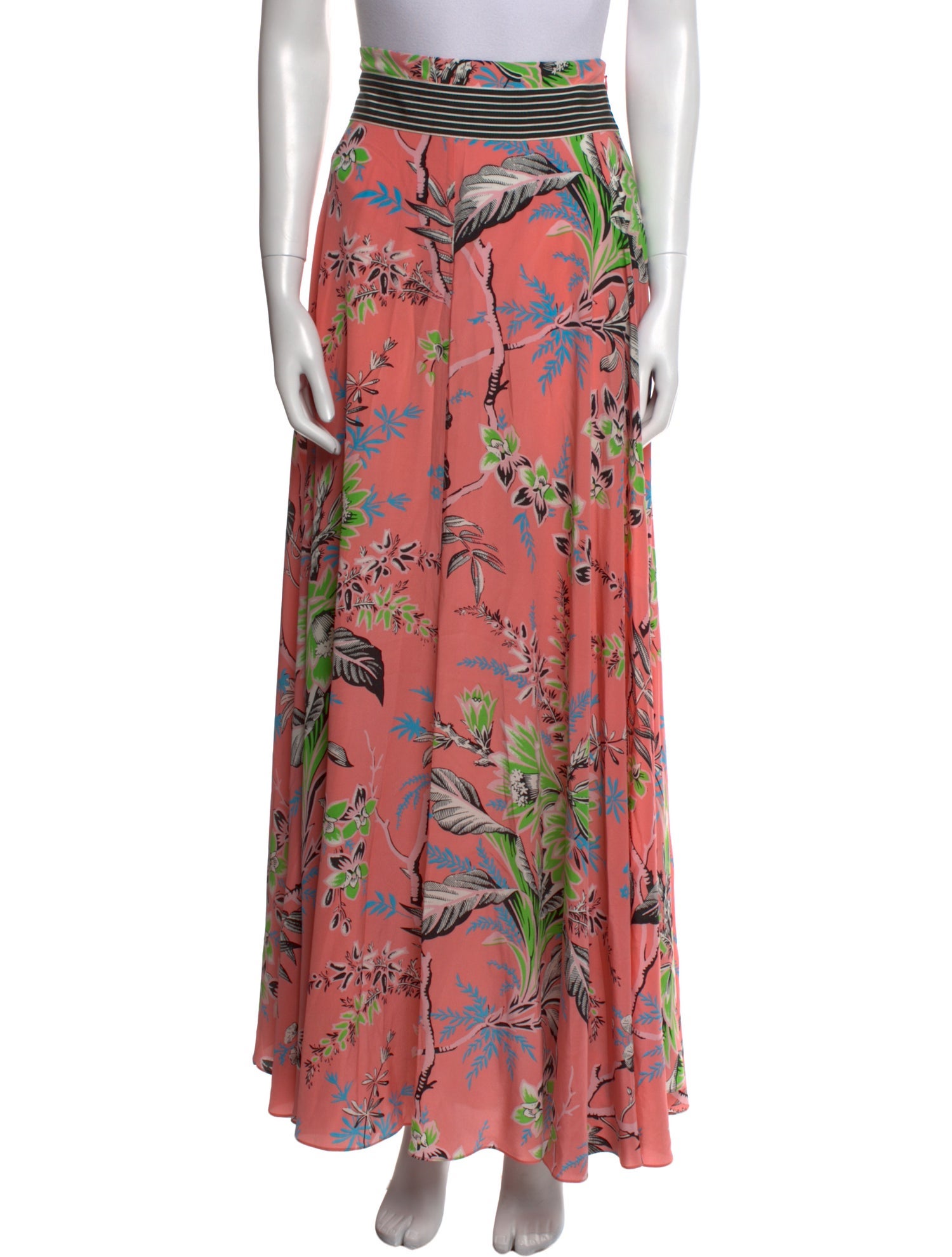 Diane von Furstenberg Silk Long Skirt