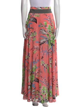 Diane von Furstenberg Silk Long Skirt