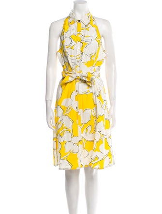 Diane von Furstenberg Printed Midi Length Dress