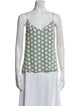 Diane von Furstenberg Printed V-Neck Top