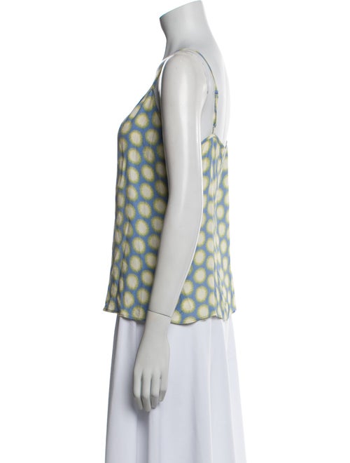 Diane von Furstenberg Printed V-Neck Top