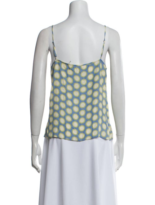 Diane von Furstenberg Printed V-Neck Top