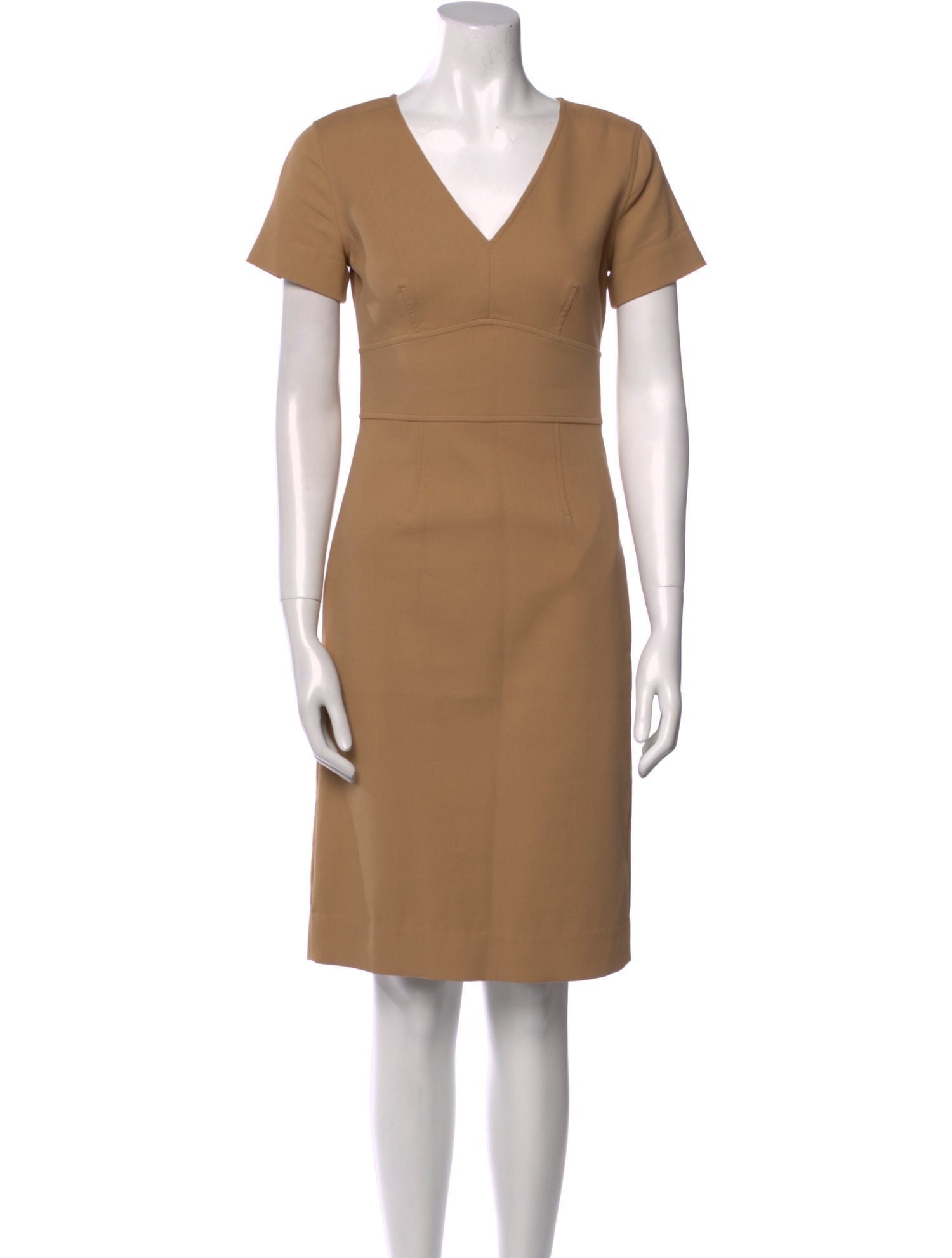 Diane von Furstenberg V-Neck Knee-Length Dress
