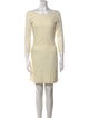 Diane von Furstenberg Scoop Neck Mini Dress