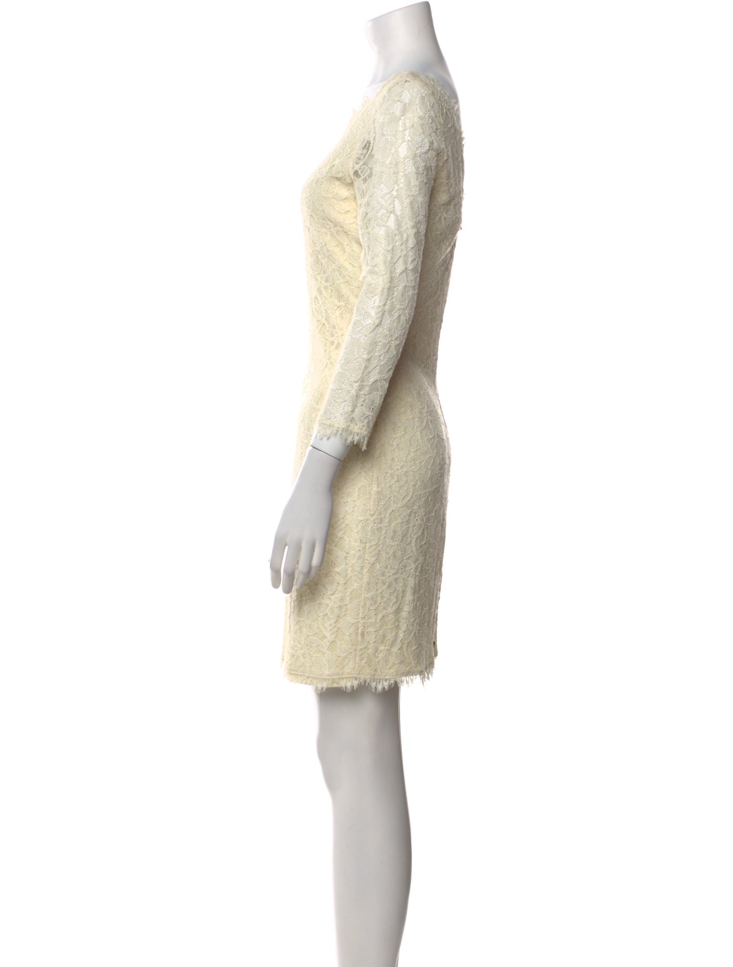 Diane von Furstenberg Scoop Neck Mini Dress