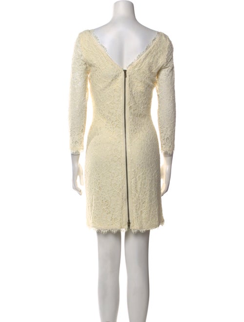 Diane von Furstenberg Scoop Neck Mini Dress