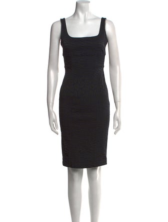 Diane von Furstenberg Square Neckline Knee-Length Dress