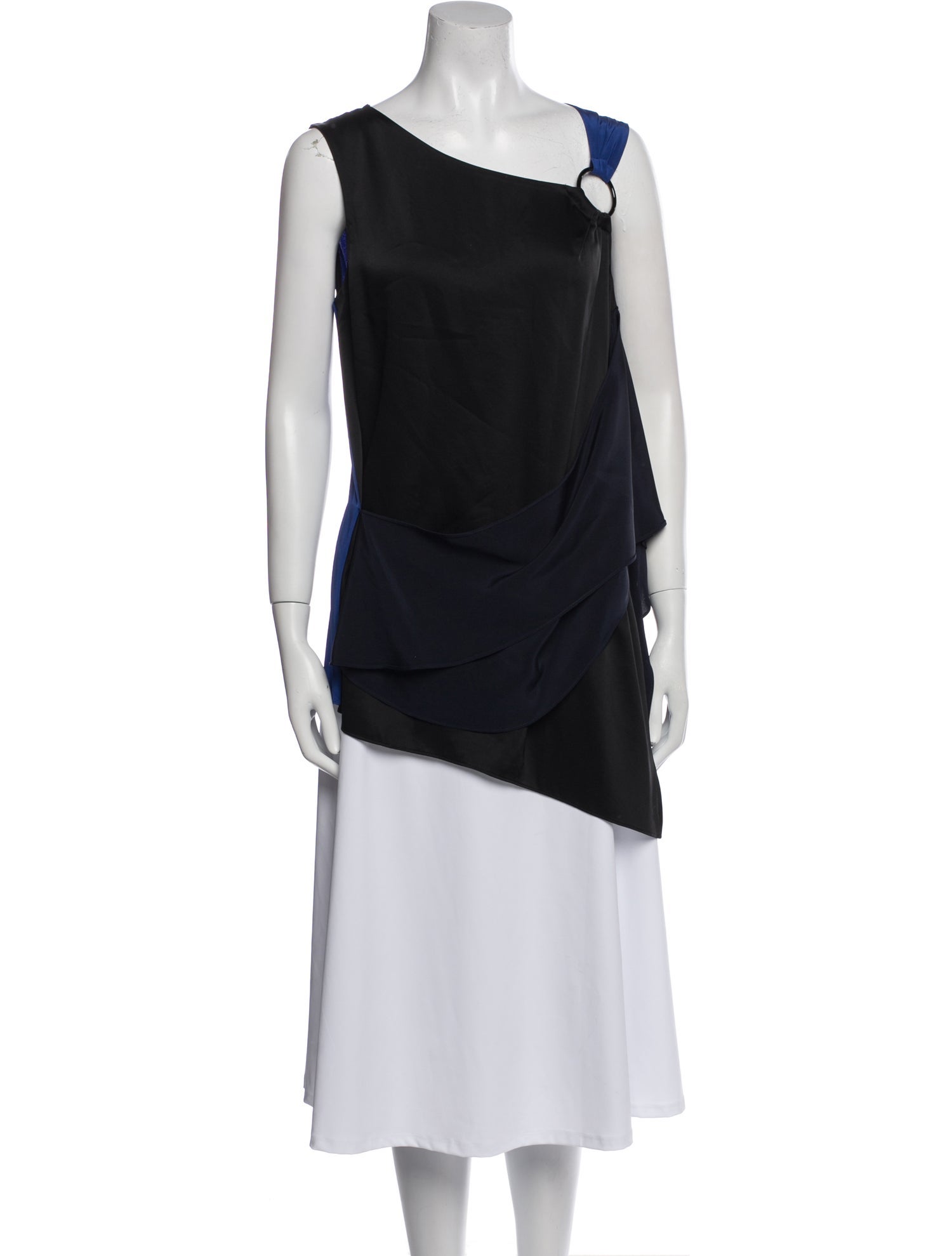 Diane von Furstenberg Asymmetrical Sleeveless Tunic w/ Tags