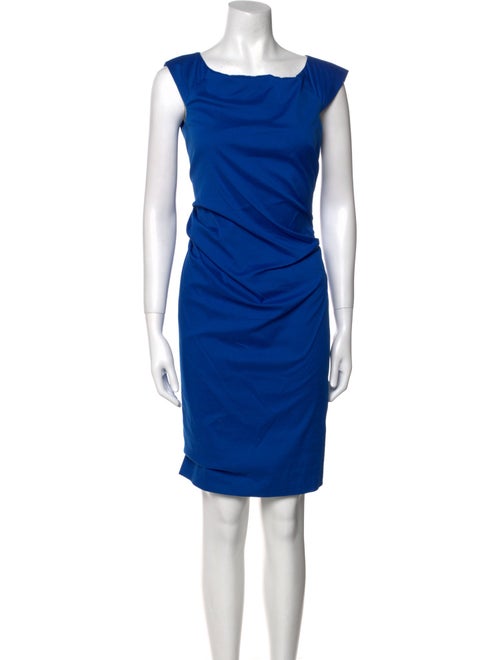 Diane von Furstenberg Bateau Neckline Knee-Length Dress