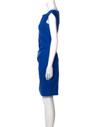 Diane von Furstenberg Bateau Neckline Knee-Length Dress