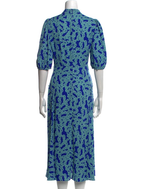 Diane von Furstenberg Printed Midi Length Dress