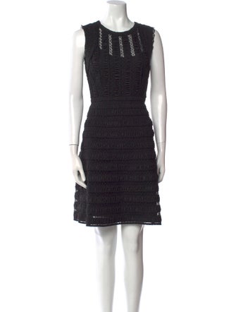 Diane von Furstenberg Crew Neck Knee-Length Dress