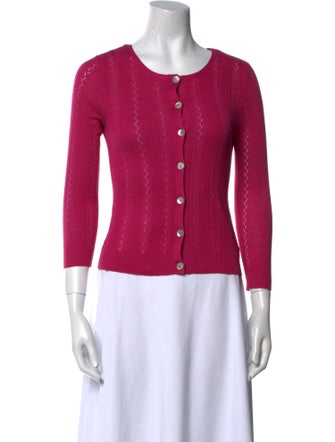 Diane von Furstenberg Silk Scoop Neck Sweater