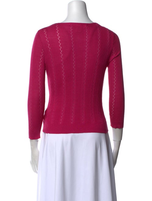 Diane von Furstenberg Silk Scoop Neck Sweater
