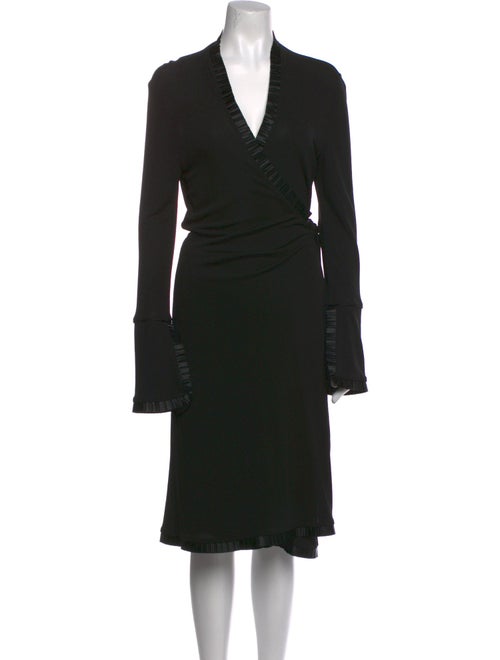 Diane von Furstenberg V-Neck Midi Length Dress