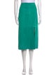 Diane von Furstenberg Suede Midi Length Skirt
