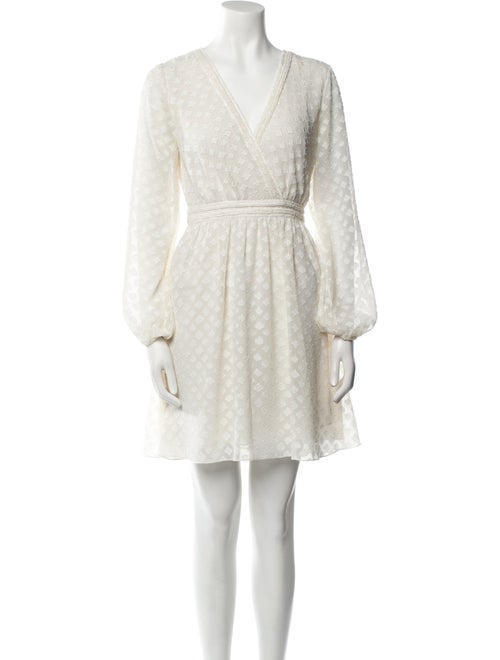 Diane von Furstenberg V-Neck Mini Dress