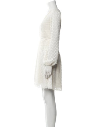 Diane von Furstenberg V-Neck Mini Dress