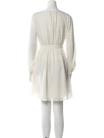 Diane von Furstenberg V-Neck Mini Dress