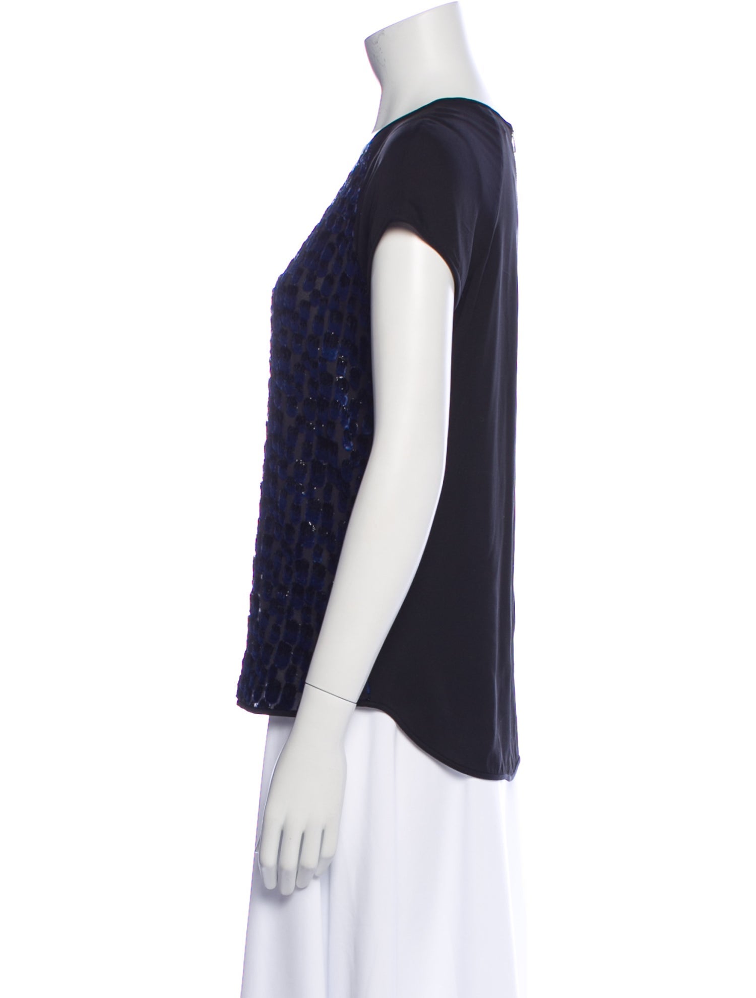 Diane von Furstenberg Printed Crew Neck T-Shirt w/ Tags