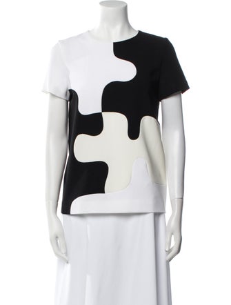 Diane von Furstenberg Printed Crew Neck T-Shirt