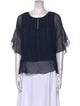 Diane von Furstenberg Silk Scoop Neck Blouse