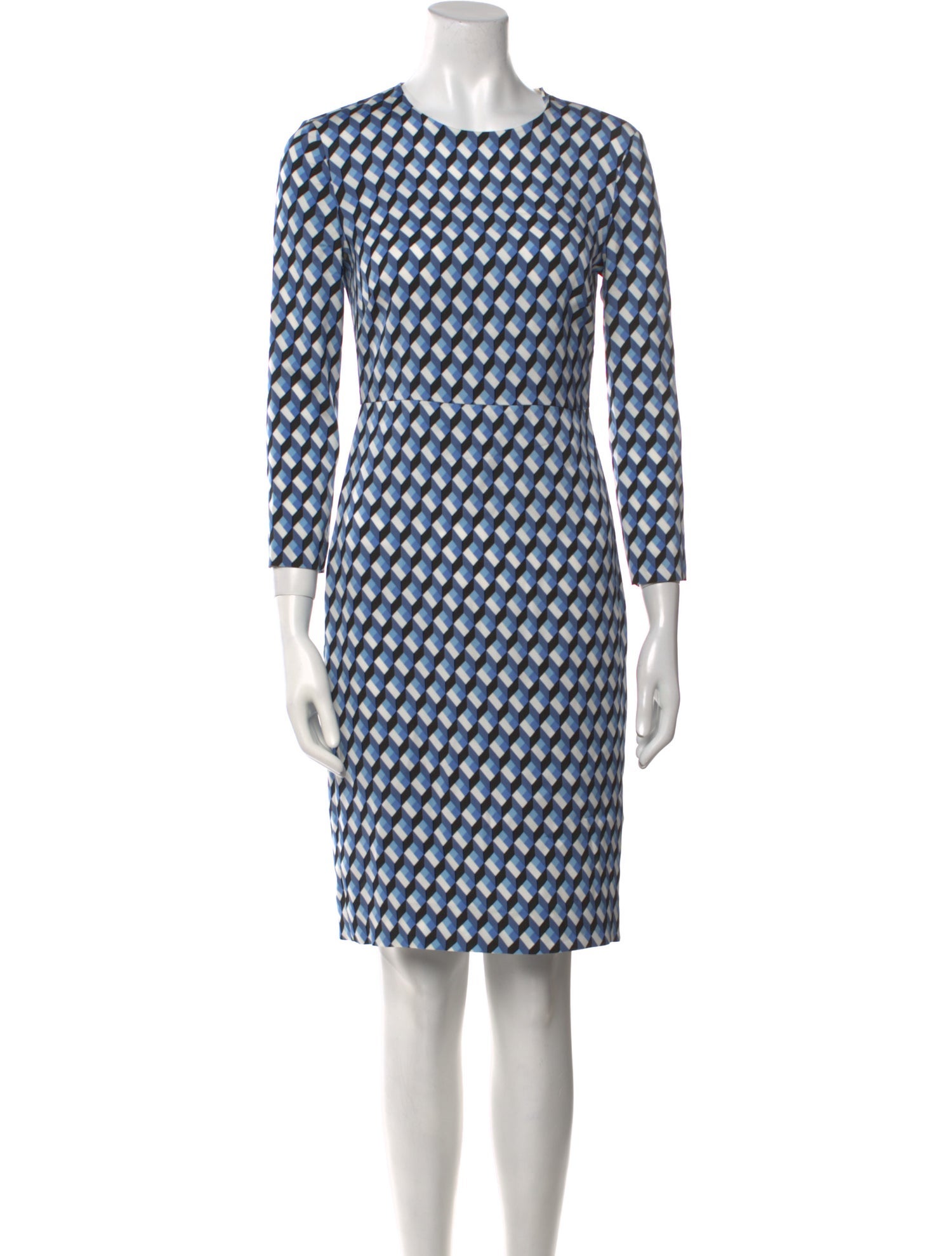 Diane von Furstenberg Printed Knee-Length Dress