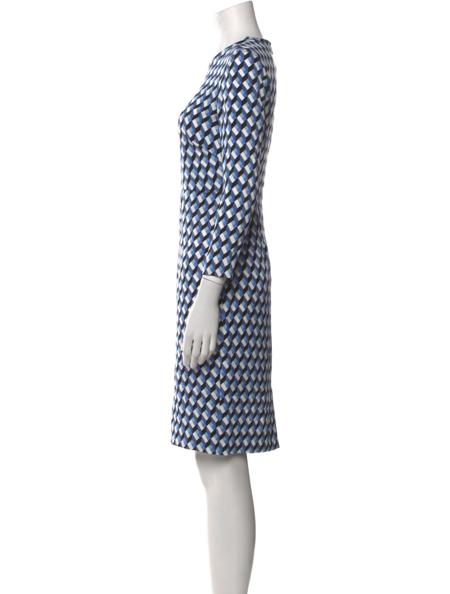 Diane von Furstenberg Printed Knee-Length Dress