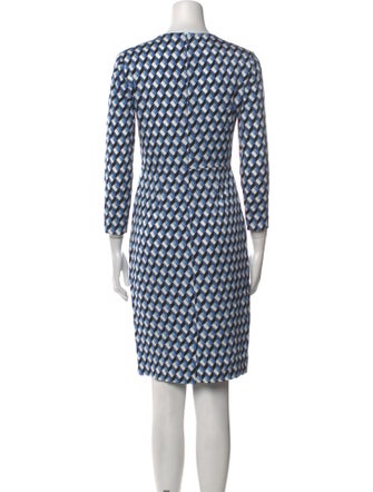 Diane von Furstenberg Printed Knee-Length Dress