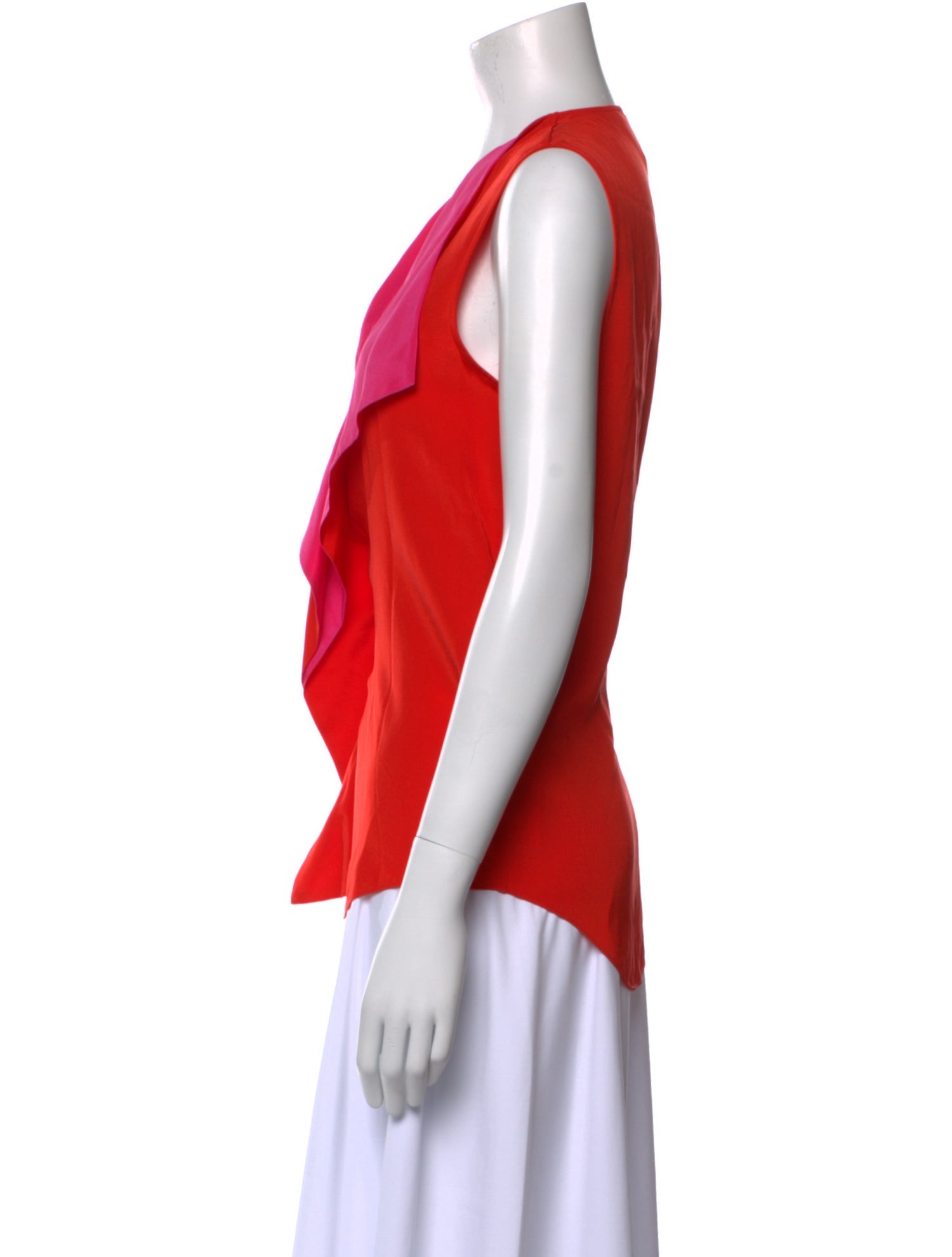 Diane von Furstenberg Silk V-Neck Blouse w/ Tags