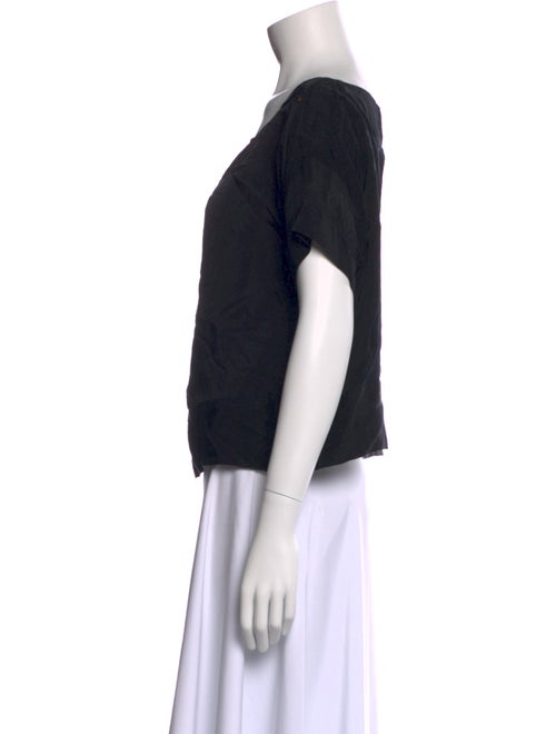 Diane von Furstenberg Square Neckline Short Sleeve Blouse