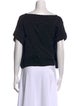 Diane von Furstenberg Square Neckline Short Sleeve Blouse