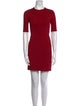Diane von Furstenberg Crew Neck Mini Dress