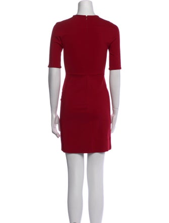 Diane von Furstenberg Crew Neck Mini Dress