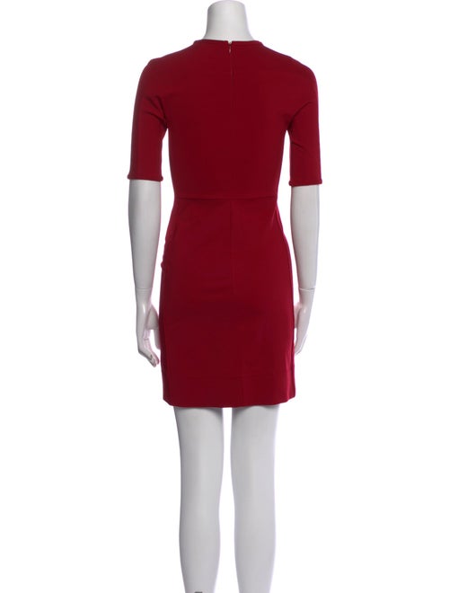 Diane von Furstenberg Crew Neck Mini Dress