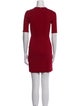 Diane von Furstenberg Crew Neck Mini Dress