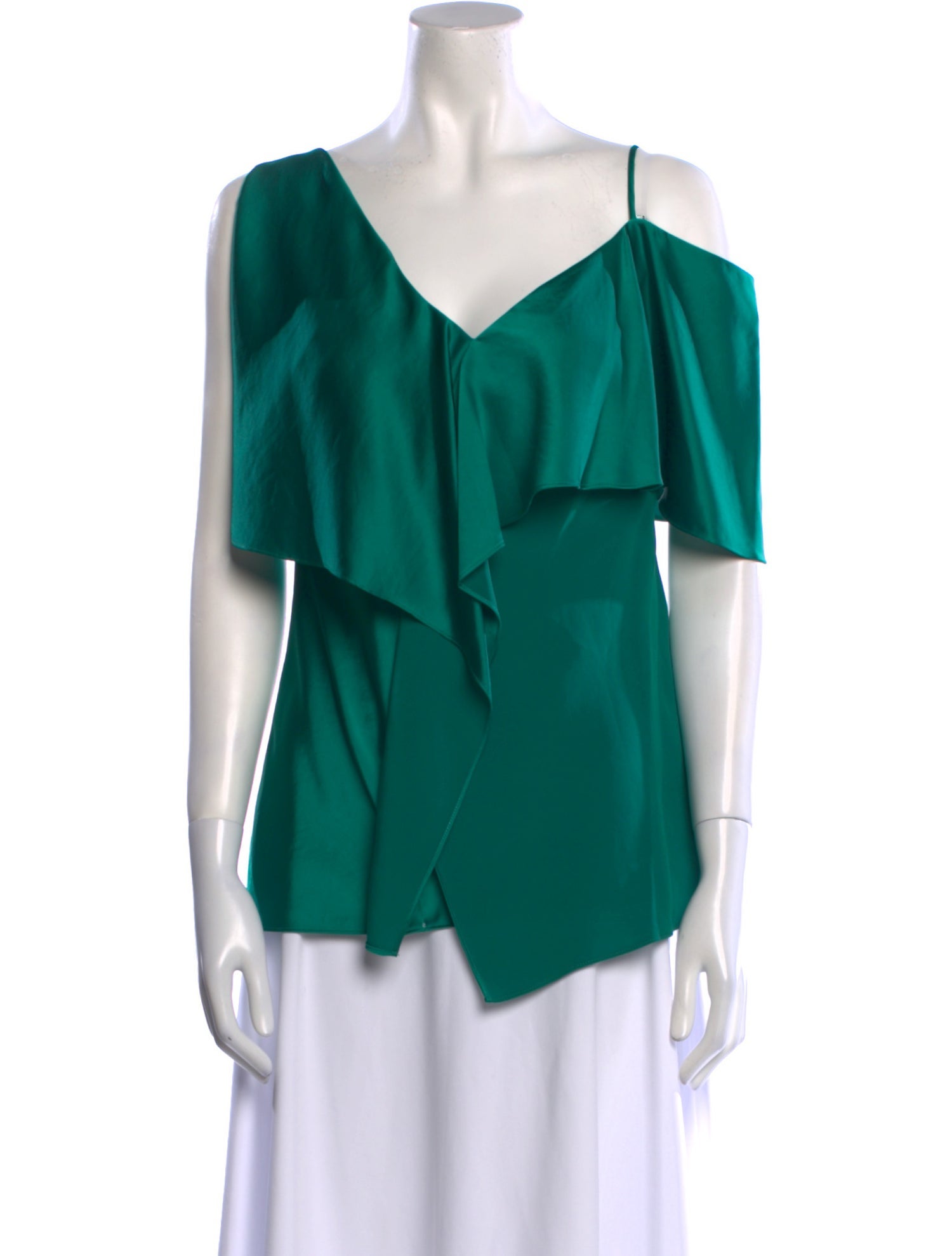 Diane von Furstenberg V-Neck Short Sleeve Blouse w/ Tags