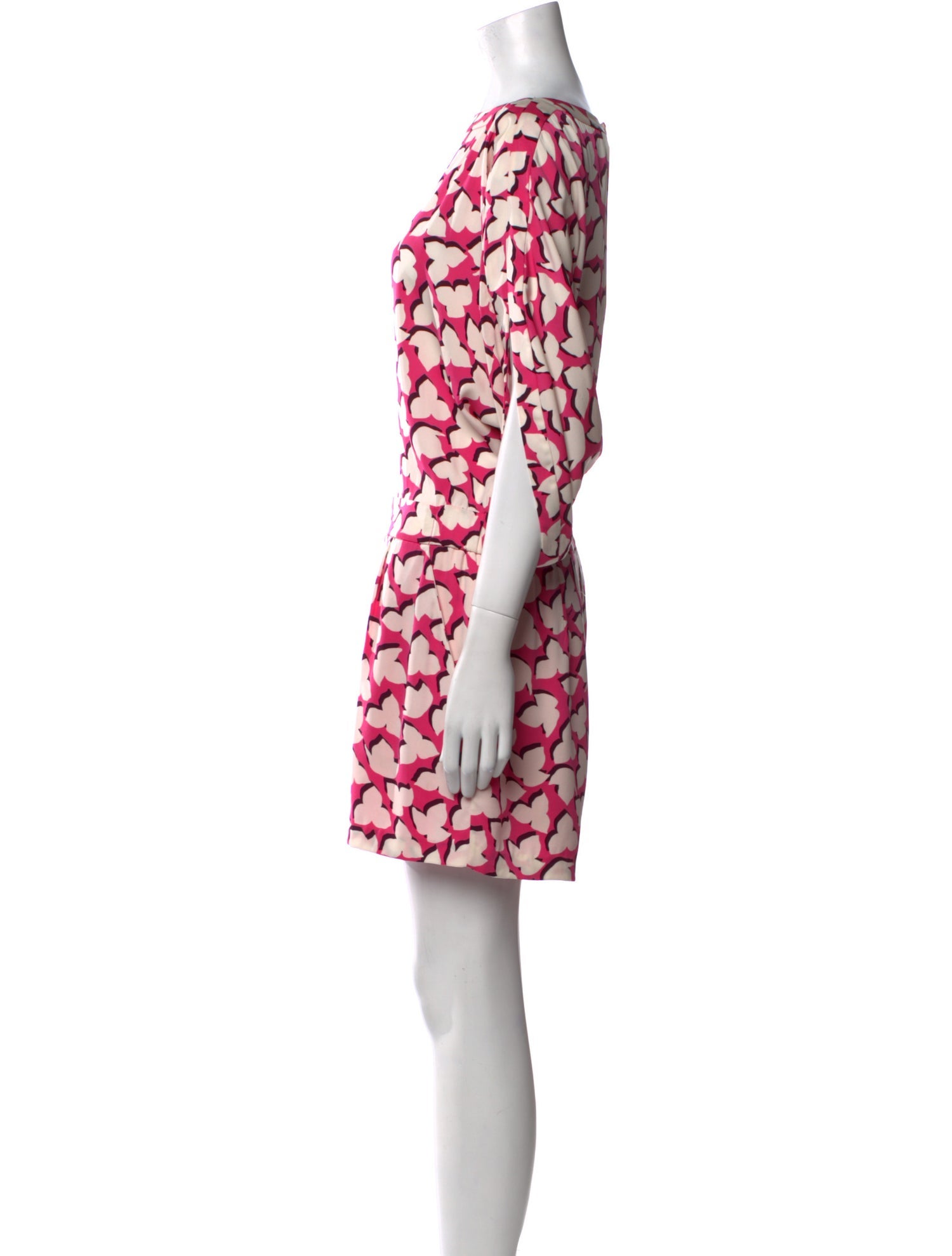 Diane von Furstenberg Silk Printed Romper