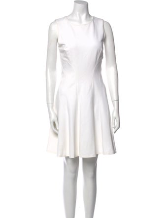 Diane von Furstenberg Scoop Neck Mini Dress