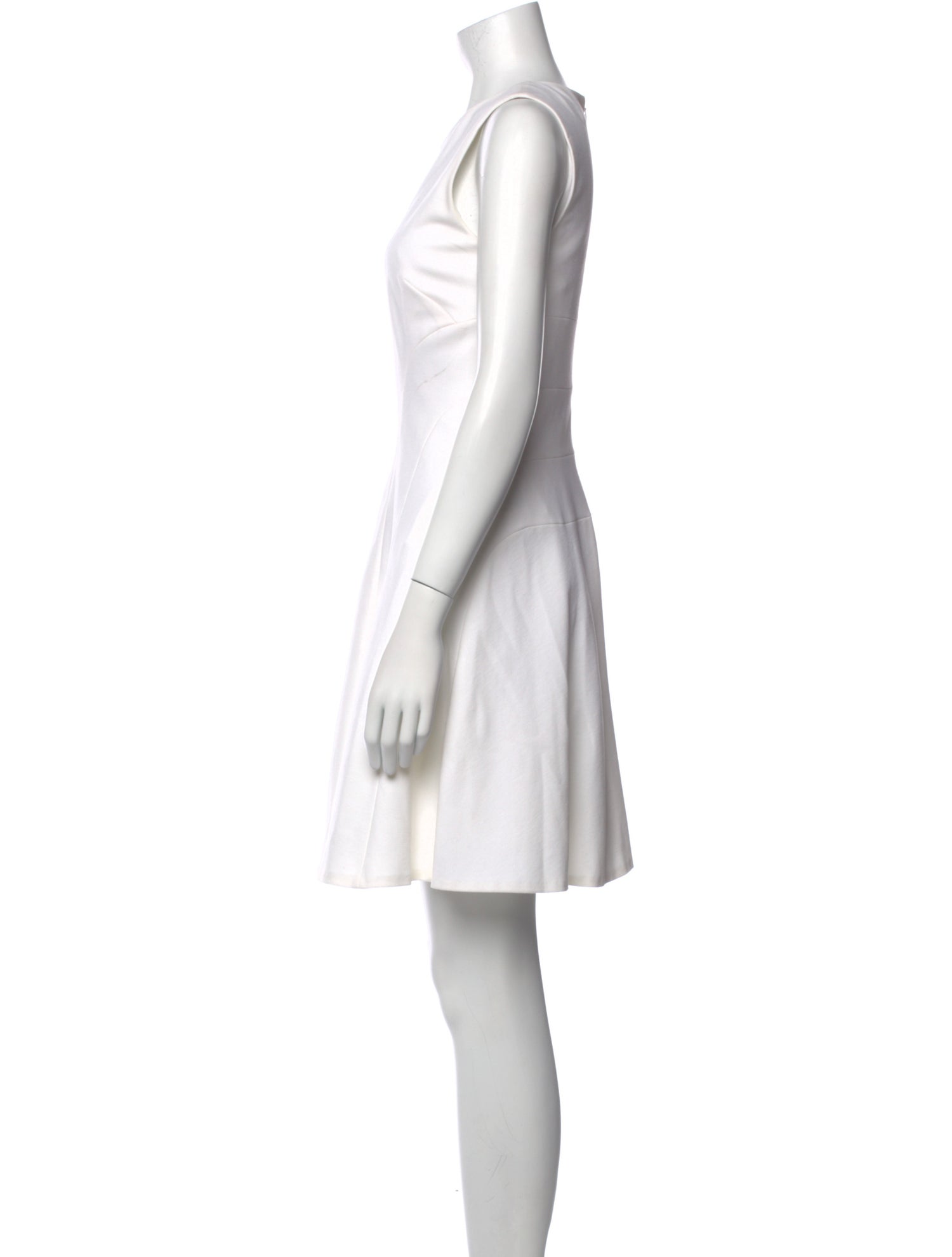 Diane von Furstenberg Scoop Neck Mini Dress